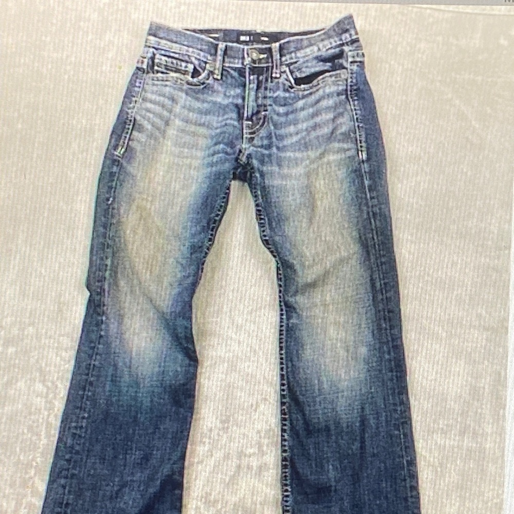 BKE Men's Classic Indigo Straight Jeans